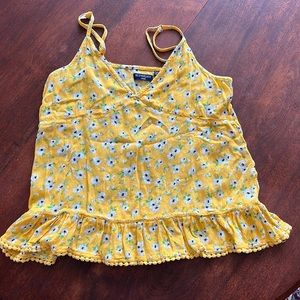 Superdry London Yellow Top Sz 4